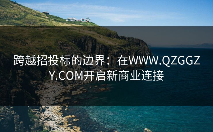 跨越招投标的边界:在WWW.QZGGZY.COM开启新商业连接 跨越招投标的边界:在WWW.QZGGZY.COM开启新商业连接